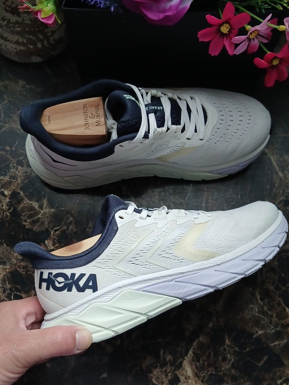 Hoka One Arahi 5 Comfort/Athletic Medical Field Shoes Size 8 5 for Women - Picture 6 of 12